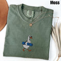 Silly Goose Yogi Cocktail Embroidered Tee
