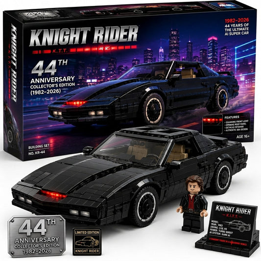 Knight Rider KITT 44th Anniversary Building Set 🚗 - front view