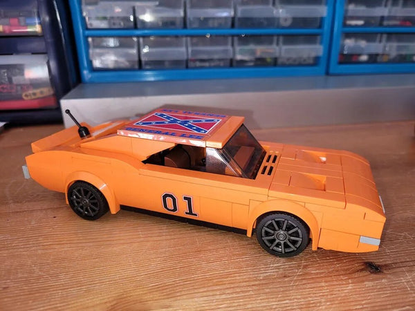 A budget copy of the same car, with thin decals and loose panel fit